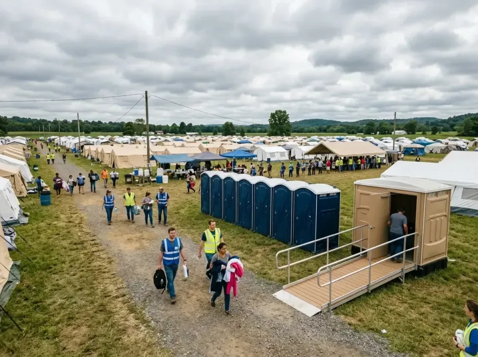 disaster-relief-camp-restrooms-010 — frequently asked questions, Dumpster & Portable Bathrooms Rental in McCalla, AL
